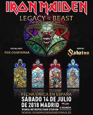Concierto de Iron Maiden en Madrid