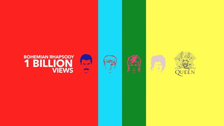 Mil millones de views para el vídeo de 'Bohemian rhapsody'