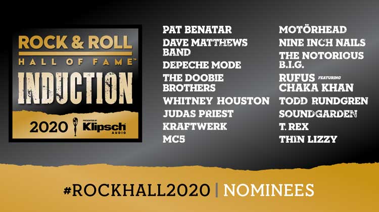 Candidatos al Rock And Roll Hall Of Fame 2020