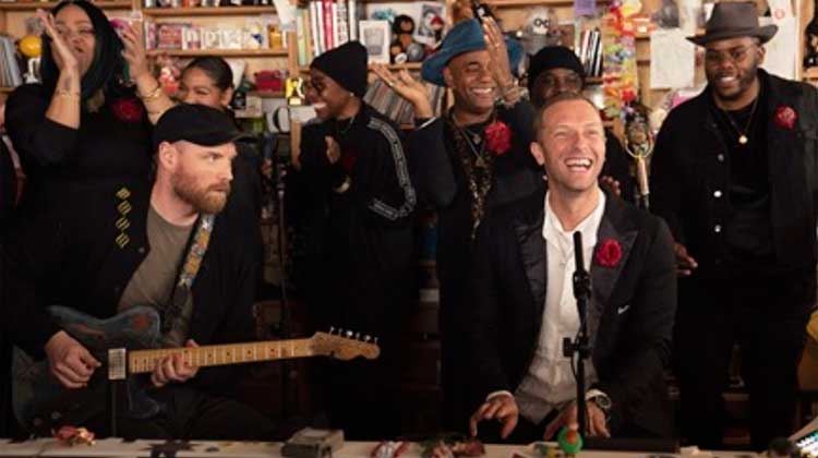 Coldplay versiona el 1999 de Prince en un Tiny Desk Concert