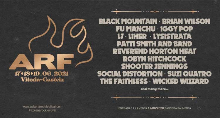 Nuevas fechas para el próximo Azkena Rock Festival