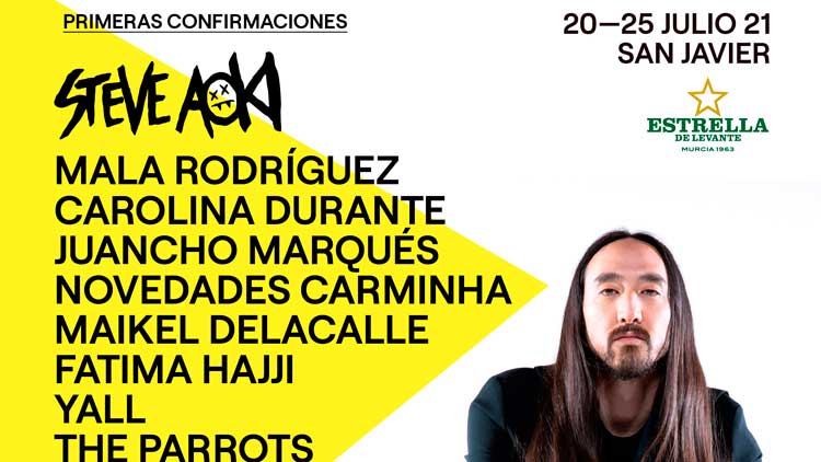 Steve Aoki cabeza de cartel del Fan Futura Fest 2021