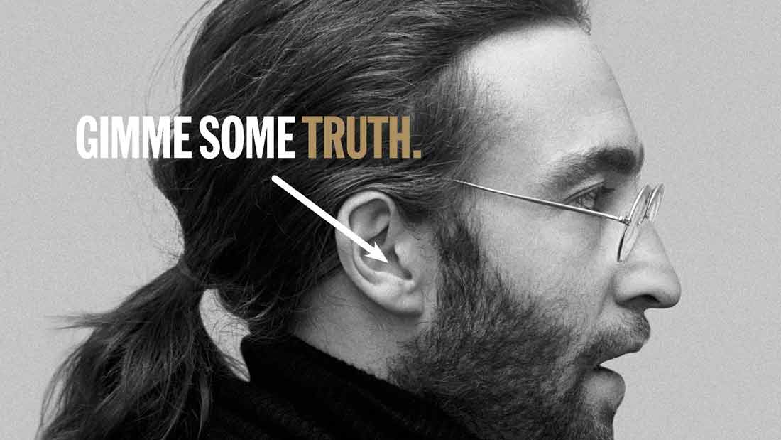 Portada del recopilatorio 'Gimme some truth' de John Lennon