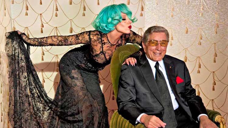 Lady Gaga junto a Tony Bennett
