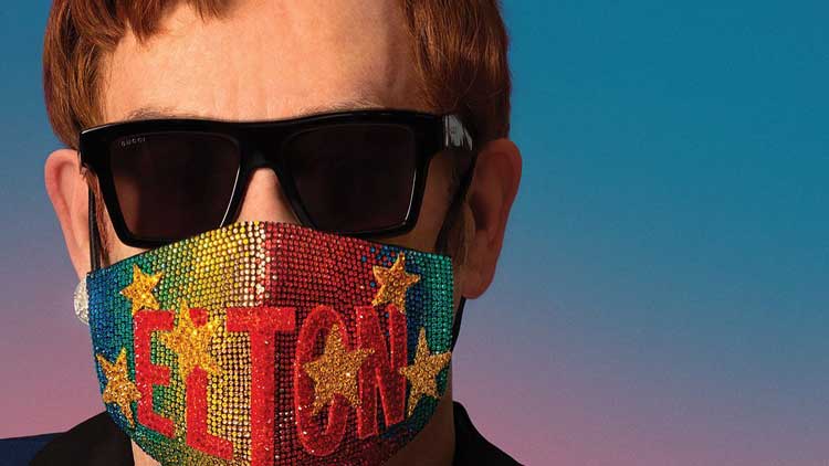 Elton John en la portada del disco 'The lockdown sessions'
