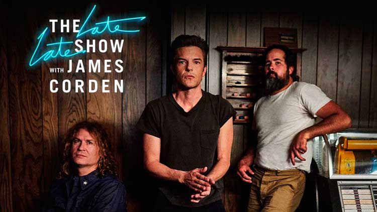 The Killers promo para el The Late Late Show with James Corden