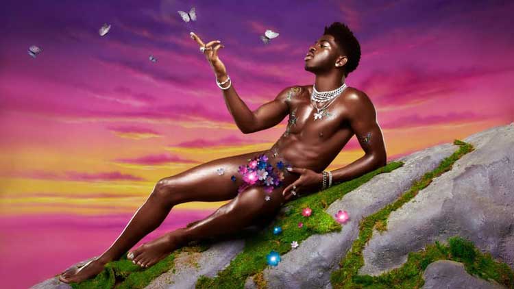 Lil Nas X en foto de promoción del álbum 'Montero'