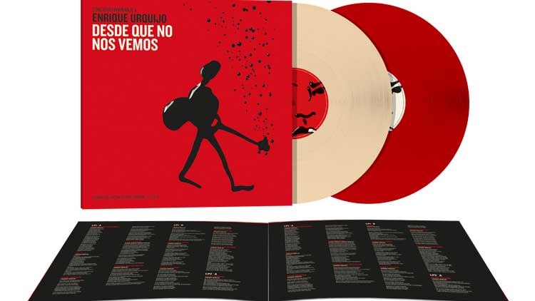 'Desde que no nos vemos' el concierto homenaje a Enrique Urquijo en formato doble LP rojo y blanco