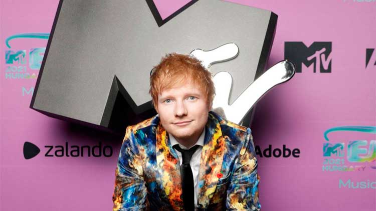 Ed Sheeran ganador de dos MTV EMAs 2021