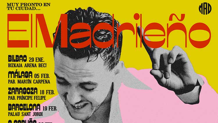 Detalle del cartel del 'Sin cantar ni afinar Tour' de C. Tangana