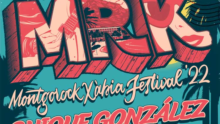 Detalle del cartel del Montgorok Xàbia Festival 2022
