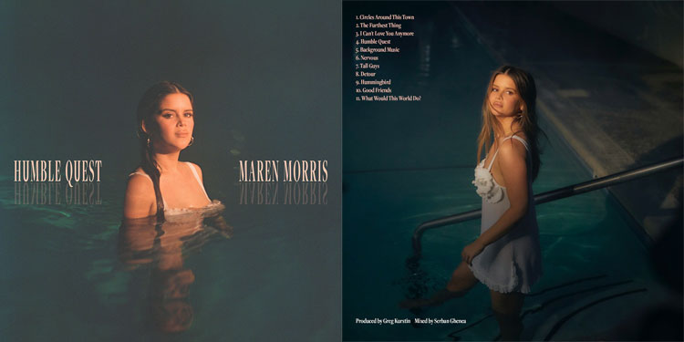 Portada y contraportada de 'Humble quest' el tercer álbum de Maren Morris