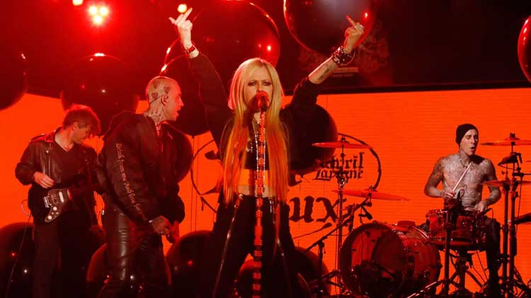Avril Lavigne en Jimmy Kimmel Live!