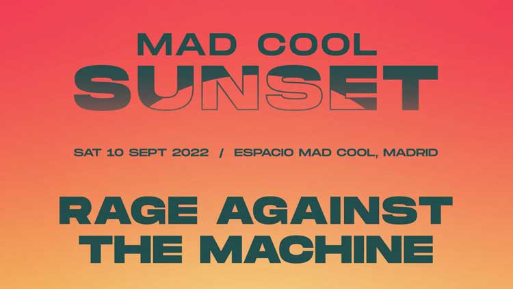 Cartel del Mad Cool Sunset 2022