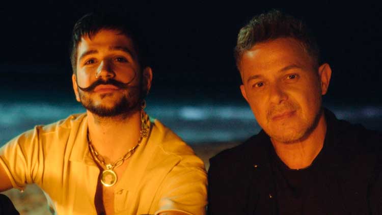 Camilo con Alejandro Sanz