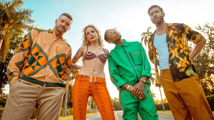 Justin Timberlake, Halsey y Pharrell junto a Calvin Harris para el video de 'Stay with me'