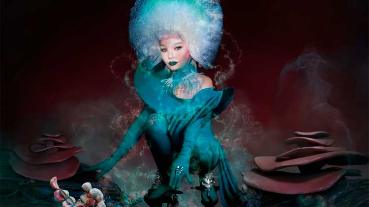 Detalle de la portada de 'Fossora' de Björk