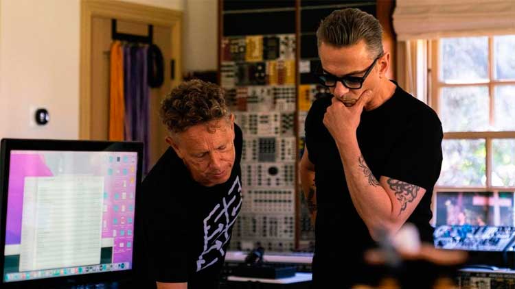 Martin L. Gore y Dave Gahan de Depeche Mode