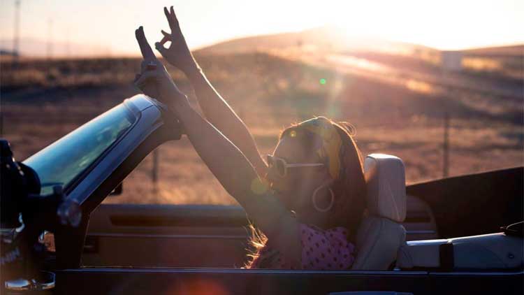 Conchita en el rodaje del videoclip de 'Cualquiera menos yo'