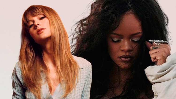 Taylor Swift y Rihanna protagonistas en listas británicas