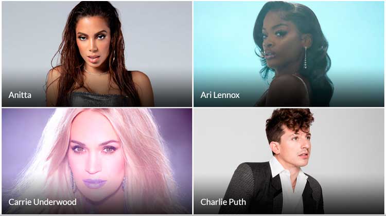Anitta, Ari Lennox, Carrie Underwood y Charlie Puth entre las actuaciones de los AMAs 2022