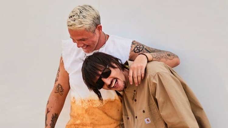 Alejandro Sanz con Danny Ocean