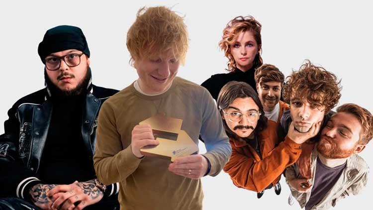 Ed Sheeran mantiene el número 1 en álbumes en Reino Unido con '– (Subtract)'