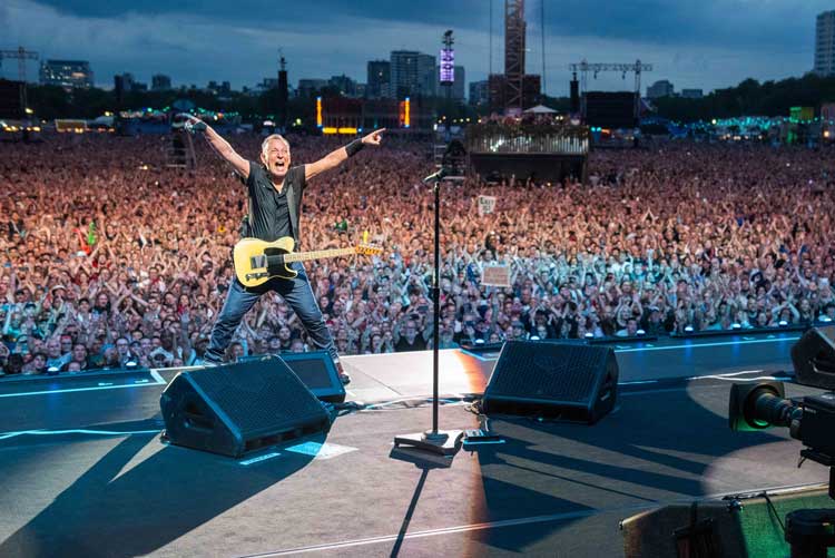 Bruce Springsteen and The E Street Band en el BST Hyde Park, Londres, Reino Unido