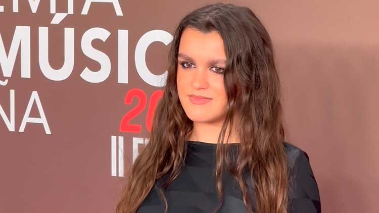 Amaia Romero en la fiesta de la 2ª edición de los Premios de la Academia de la Música de España