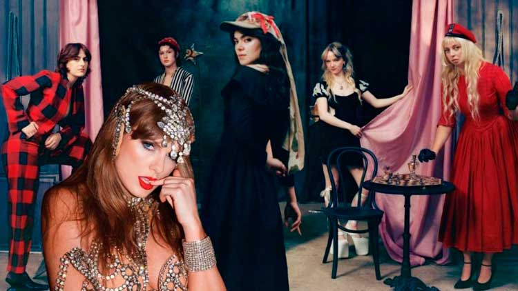 Montaje con Taylor Swift y The Last Dinner Party