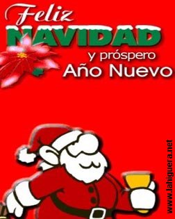 Feliz Navidad y Año Nuevo