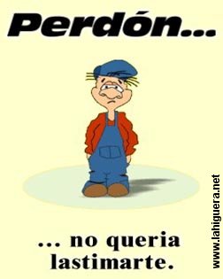 Perdón... no quería lastimarte