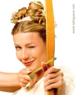 Gwyneth Paltrow, jugando con las flechas de Cupido