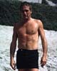 Paul Newman, en la playa