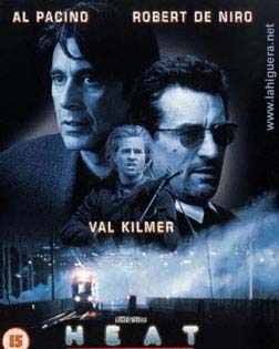 Robert de Niero, Al Pacino y Val Kilmer en HEAT
