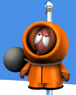 Kenny McCormick, con su capucha