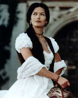 Catherine Zeta Jones, la máscara del zorro