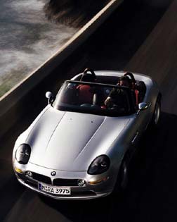 BMW, sobre el puente