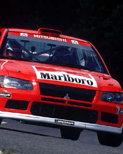 Mitsubishi, rallye de asfalto