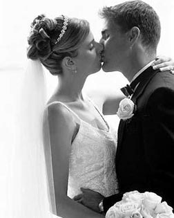 Beso de boda