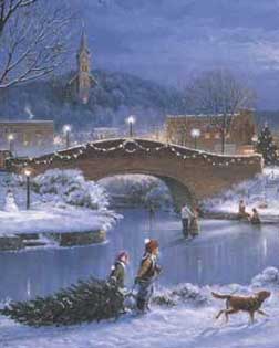 Patinando en Navidad