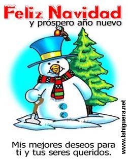 Feliz Navidad y también Año Nuevo