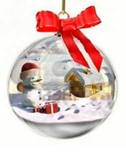 La Navidad dentro de la bola