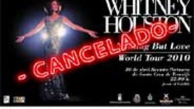 El concierto de Whitney Houston en Tenerife se cancelo
