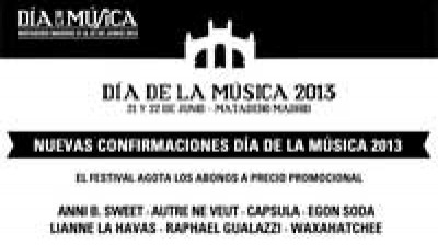 Nuevas confirmaciones Día de la Música 2013