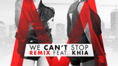 Miley Cyrus y Khia: We can't stop, el remix
