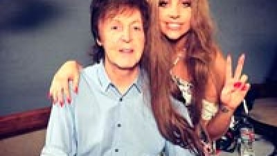 Paul McCartney graba con Lady Gaga