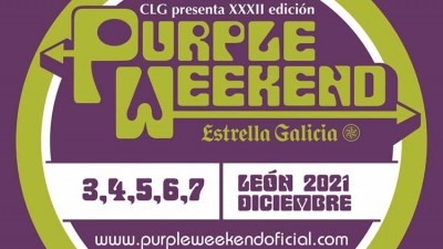 Cartel del Festival Purple Weekend 2021
