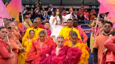 La actuación de Camila Cabello en la final de la Champions League 2022