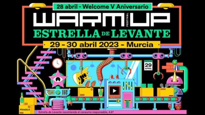 Cartel del WARM UP Festival 2023